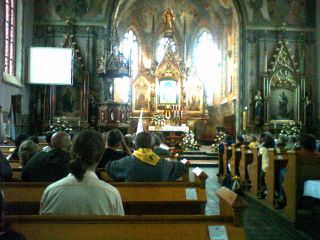 I-szy dzień zaliczony – w oczekiwaniu na mszę św.